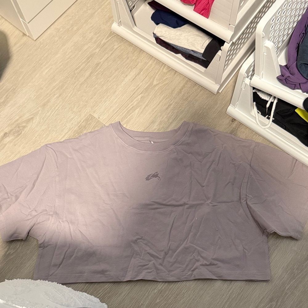 Alphalete Light Purple Crop Top - Large